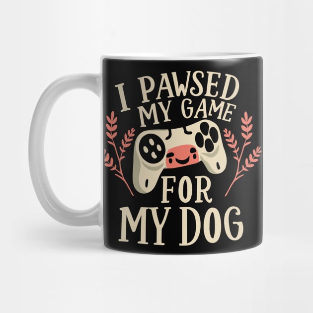 I Pawsed My Game For My Dog by pako-valor